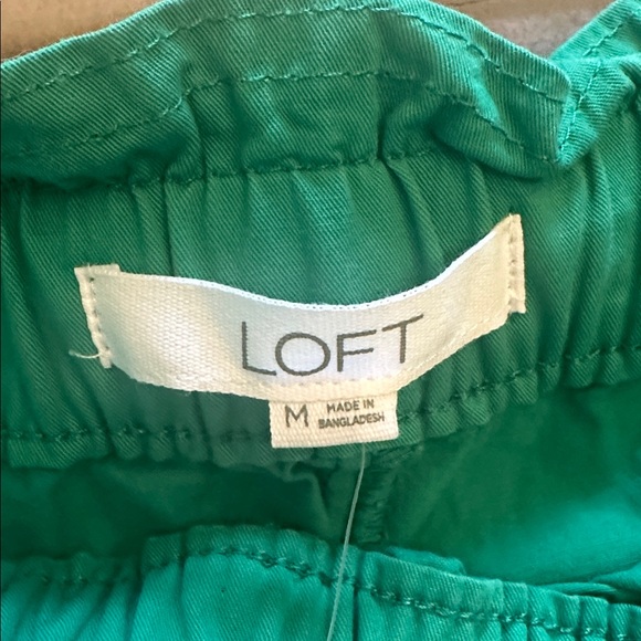LOFT Vibrant Green Women's Cargo Shorts - Picture 6 of 11